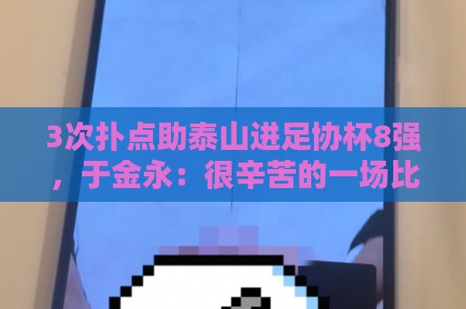3次扑点助泰山进足协杯8强,于金永:很辛苦的一场比赛感谢所有人 3次扑点助泰山进足协杯8强,于金永:很辛苦的一场比赛感谢所有人