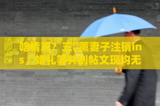 啥情况？三笘薰妻子注销ins，婚礼等共创帖文现均无法查看
